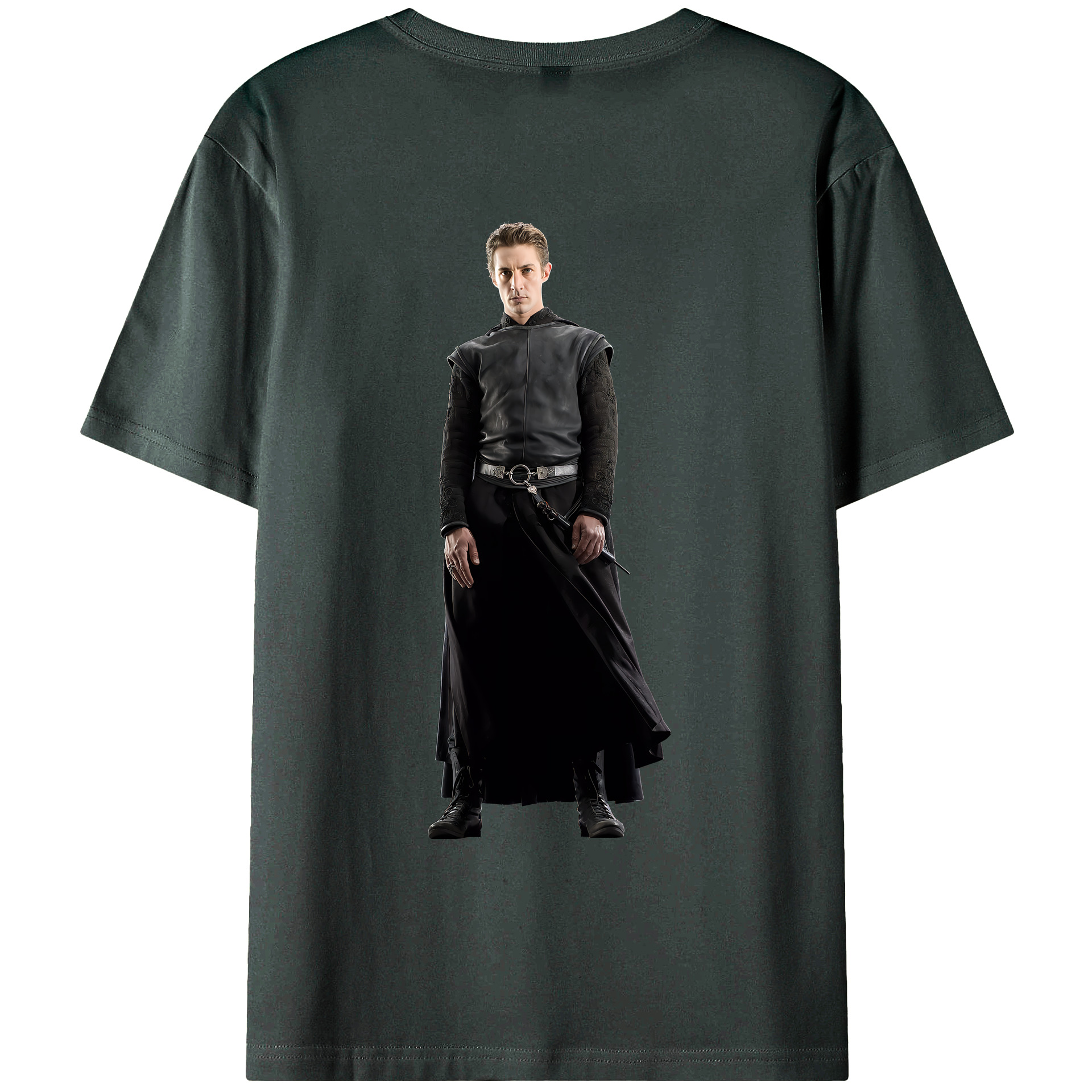 （画像用） Harry Potter ハリー・ポッターシリーズ 綿100％ メンズ半袖Tシャツ（バックプリント） 通気性